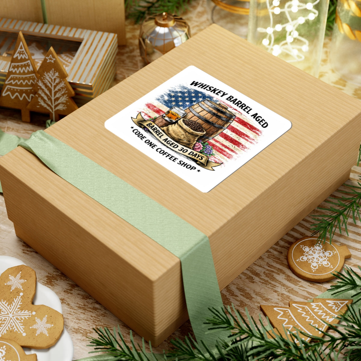 Whiskey Barrel Aged Coffee Decal