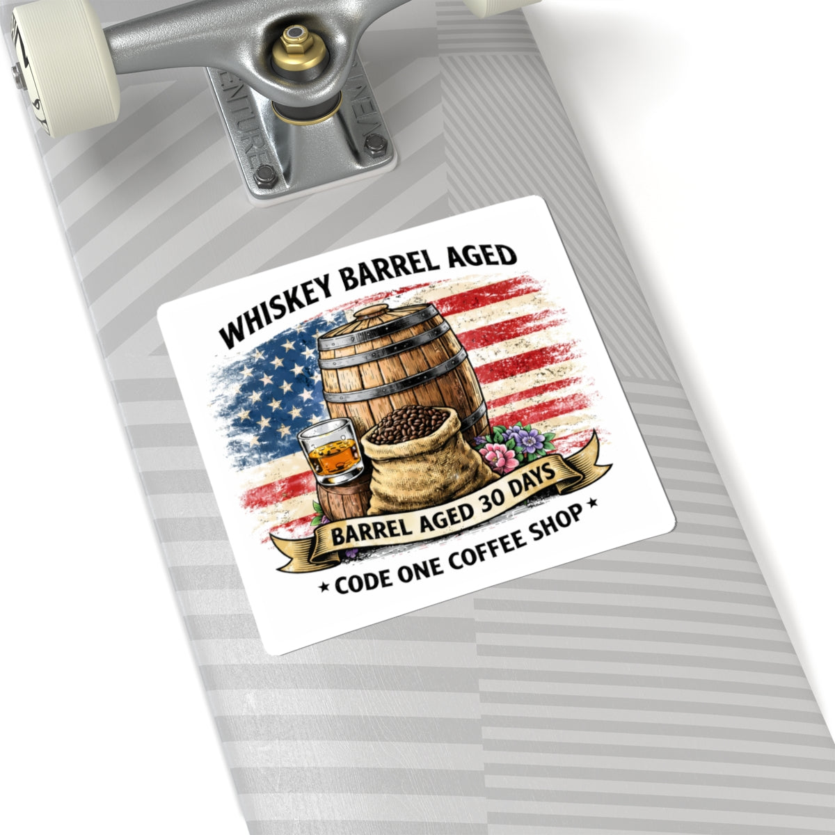 Whiskey Barrel Aged Coffee Decal