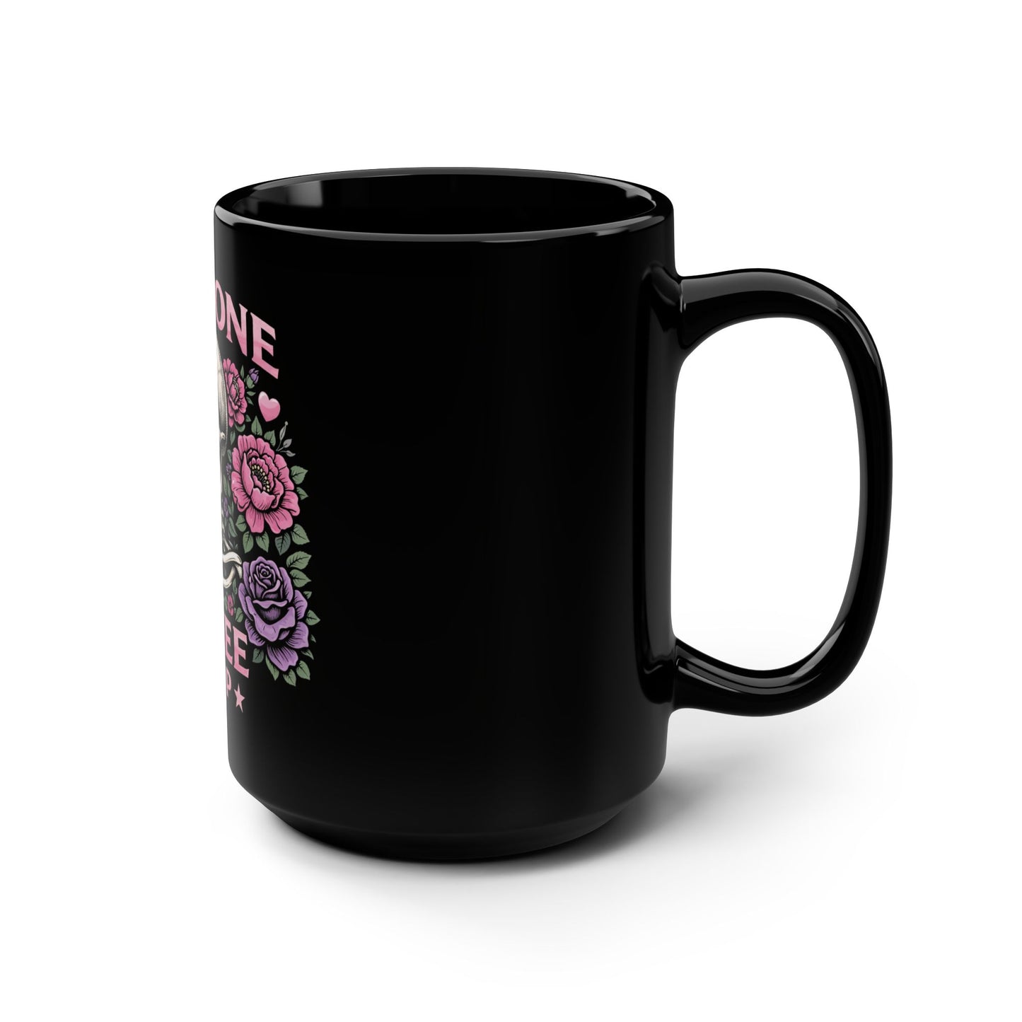Skull & Roses - Code One Coffee Shop Classic Black 15oz Mug
